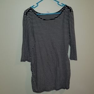 Striped maternity top